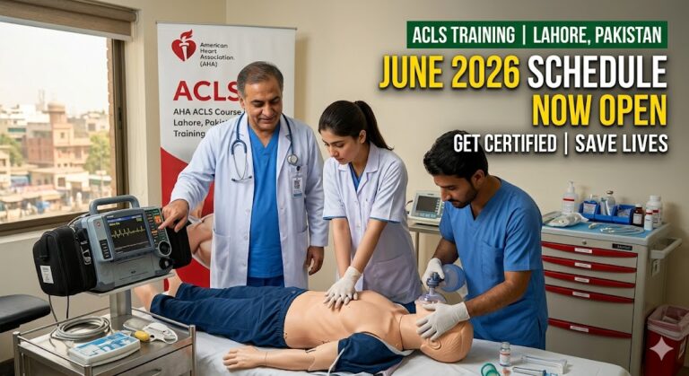 aha acls june 2026 schedule lahore