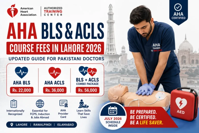 AHA BLS ACLS fee Lahore