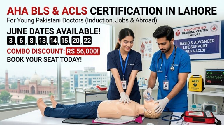 AHA BLS and ACLS course in Lahore