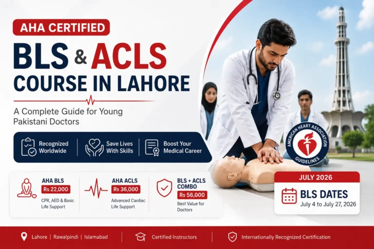 aha bls and acls courses in lahore