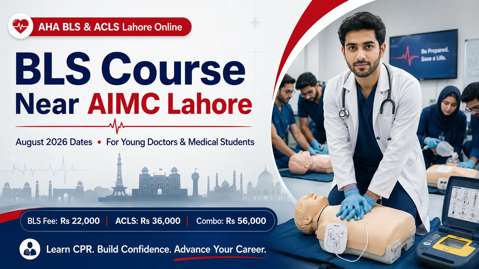 BLS Course Near AIMC Lahore: August 2026 Dates, Fees and Career Guide