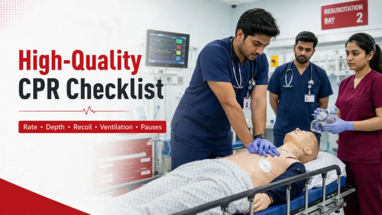 high-quality CPR checklist