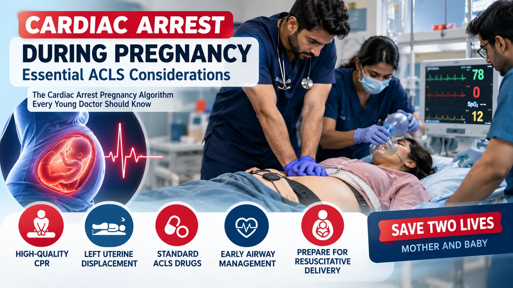Cardiac Arrest During Pregnancy: The ACLS Algorithm Every Young Doctor Should Know
